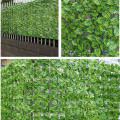 FORIDE 2X Artificial Plant Fence Green Leaf Fence Panels Privacy Fence Screen for Home Garden Decoration Outdoor Wall Decor. 