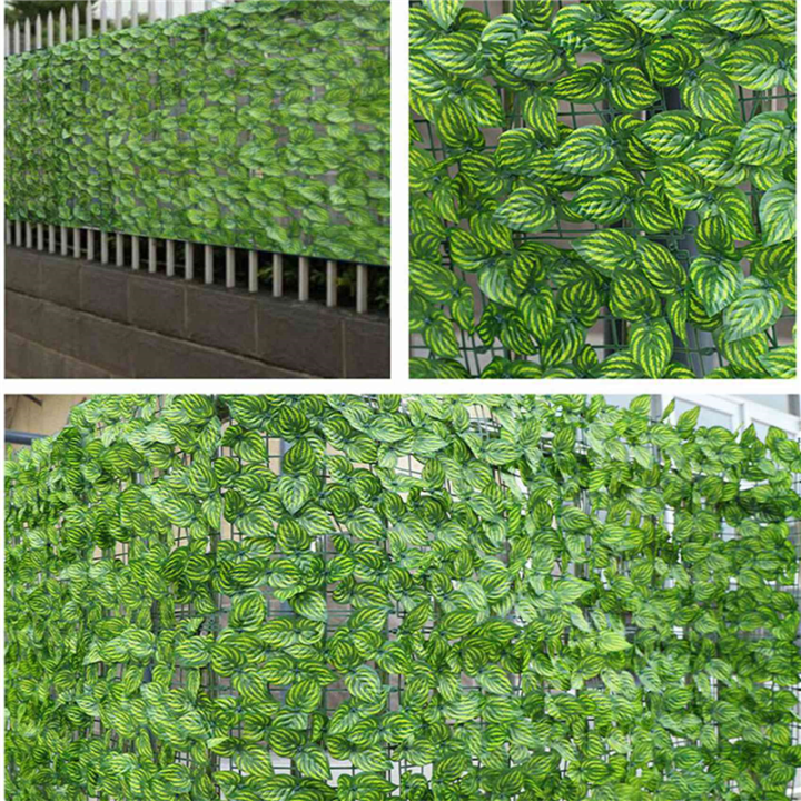 FORIDE%202X%20Artificial%20Plant%20Fence%20Green%20Leaf%20Fence%20Panels%20Privacy%20Fence%20Screen%20for%20Home%20Garden%20Decoration%20Outdoor%20Wall%20Decor%20-%20Image%204