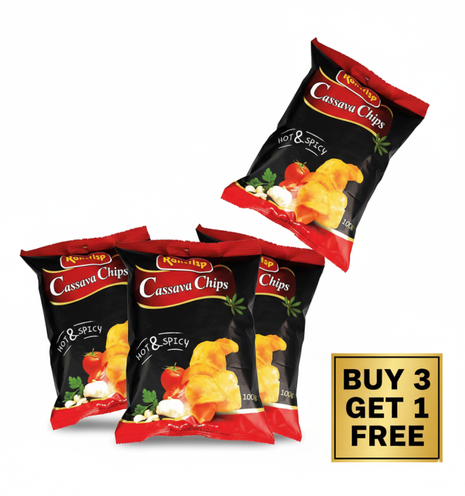 Rancrisp Cassava Chips Hot & Spicy 100g