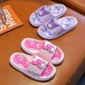 【ZOSR】AG Sanrio Kuromi Melody Cute Cartoon Soft Slippers adults kids Indoors Anti slip Hello Kitty Cinnamoroll summer Shoes. 