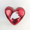 Personalized Flip Sequin Heart Magic  Pillow. 