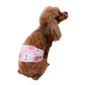 Dog Sanitary Diaper Breathable Cartoon Rabbit Print Pet Sanitary Belt Puppy Dog Diaper. 