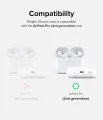 Airpods Pro 2nd Generation Wireless Earbuds with Touch Control, Wireless Charging Case, and Find My Device Feature for iOS and Android. 