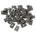 10/50 s Car Motorcycles Metal Screw Fastener Clips U-Type Clip with Screw Anti-rust Protection Clip Screw Buckle Iron Sheet. 