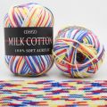 130m Cotton Knitting Yarn Crochet Yarn For Knitting Wool Yarn Warm Chunky-Yarn For Kids Hand Knitted Yarn for Blanket Sweater. 