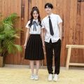 School Uniform Performance College Style School Uniform Graduation jk Suit British Japanese and Korean Shirt Sports Games Junior High School Business Attire ﹡. 