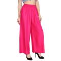 Viscose  Plazo Pants -Pink. 