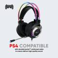 Armaggeddon Atom 9 RGB Headband Gaming Stereo Headphone with Mic. 
