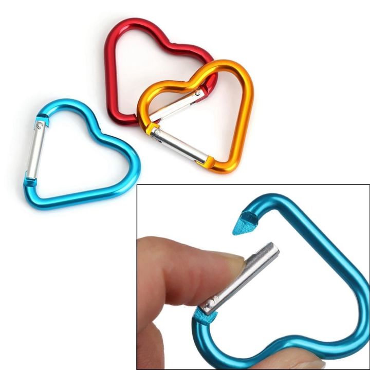 3pcs%20Love%20Heart-Shape%20Aluminum%20Carabiner%20Key%20Chain%20Clip%20Keyring%20Hook%20Water%20Bottle%20Hanging%20Buckle%20Outdoor%20Camping%20Hiking%20Tool%20-%20Image%205
