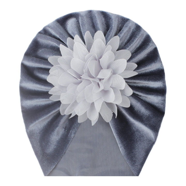 Golden%20Velvet%20Baby%20Turban%20Hat%20Big%20Flower%20Baby%20Girl%20Beanie%20Cap%20Soft%20Kids%20Children%20Infant%20Spring%20Autumn%20Hats%20Bonnet%20-%20Image%205