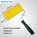 7inch 8inch Foam Roller Brush Pattern Paint Rollers for Wall Decroation Wall Art Painting Tools Textured Roller Polyester. 