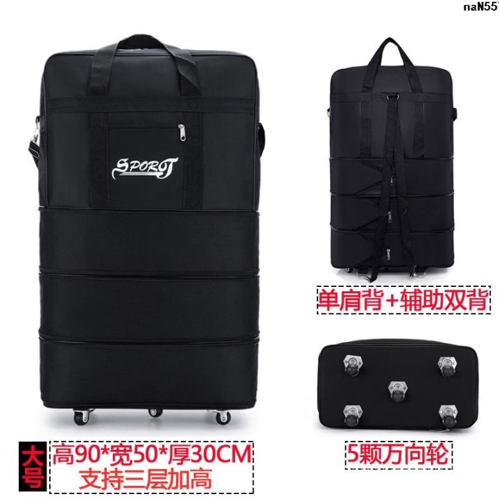 Handbag%20Folding%20Bag%20Folding%20Travel%20Bag%20Waterproof%20Luggage%20Bag%20out%20Buggy%20Bag%20with%20Wheels%20Large%20Capacity%20Female%20Slippers%20Aviation%20*%20-%20Image%204