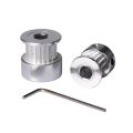 3D Printer Parts GT2 Timing Pulley 20 36 40 Teeth Aluminum Bore 5MM 8MM Width 6MM Gear Fit 2GT Timing Belt Wheel. 