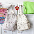 Backpack Secondary Casual Students Simple Floral Primary Wild Wind Small Fresh. 