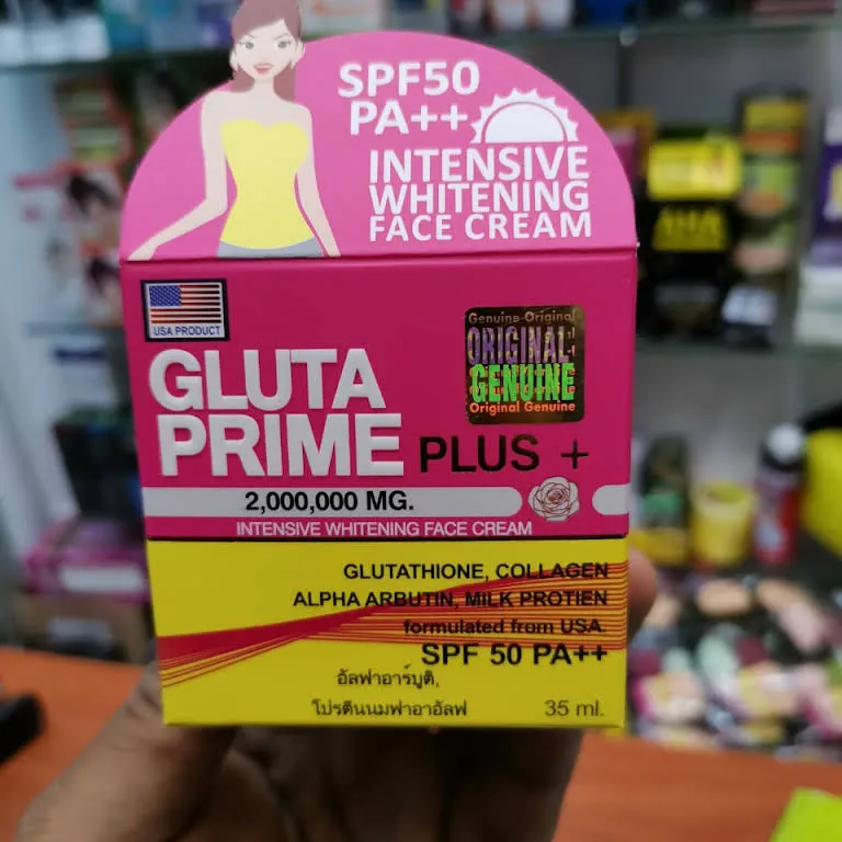 glutathione prime plus reviews Gluta Plus+ Gpp Spf50 Pa++ Intensive Face Cream brightening skin Made In USA toner improve tone