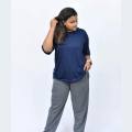 Women/ Ladies / Girls Trending Fashion Korean Chinese Style /Loose-Fitting / Over-Sized Baggy O Neck, Half Sleeve Printed Awesome Baggy T Shirt Tee T-Shirt Cotton Fabric Tops Casual Loose Fit Office Wear /Tshirt/. 
