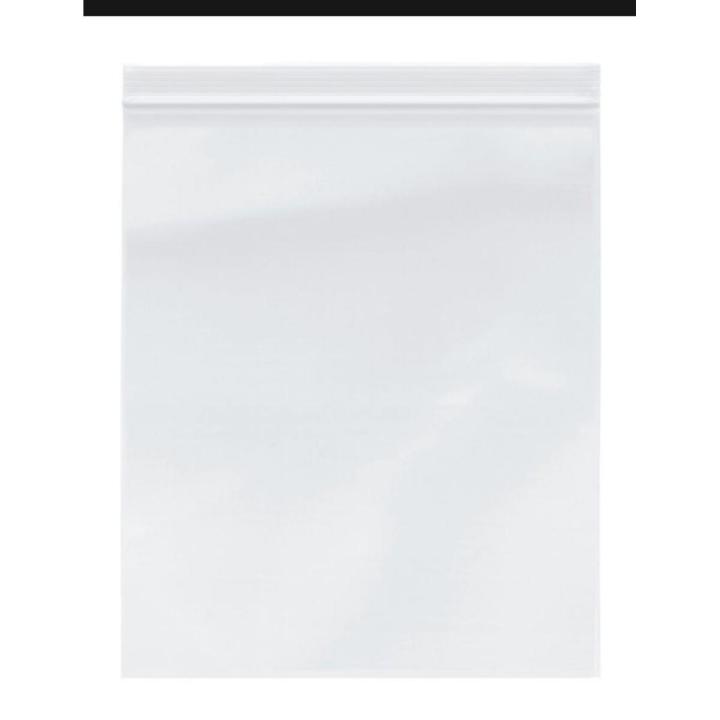 Zip lock Bags Large size 12 x 14 inches transparent & reusable - 10Pcs