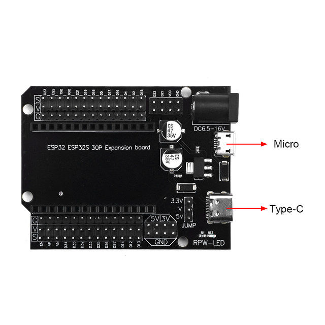 ESP32%2030P%20Expansion%20Board%20-%20Image%202