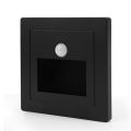 Save energy embedded infrared human body sensor light/wireless LED night light/motion sensor indoor wall lights/Footlights for stairs corridor bedroom illumination. 