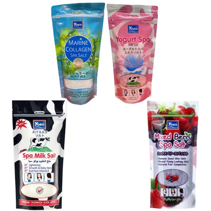 Yoko Skin Care Mixed Berry [ymcb] and Yogurt, Marine Collagen, Milk Spa Salt 300g