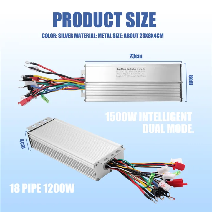 48V%2060V%2064V%2072V%201200W%201500W%2018%20Tubes%20Brushless%20Controller/Ebike%20Controller/Motor%20Controller%20for%20Electric%20Bicycle/Scooter%20-%20Image%205