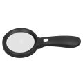 LED Magnifier, Ergonomic Round LED Magnifying Glass with Light for School. 