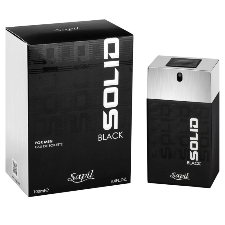 SAPIL Solid Black Perfume Eau De Perfume For Men, 100ml #FM