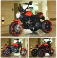 Kids Ride On Two Motors Rechargeable Bike | Cool Kids Motorcycle Electric Buggy Buggy Ride On Bike Toy For Kids Dual Motor 3-6 Years Old Boys Girls Tricycle Gifts| Red | IStorez CCS. 