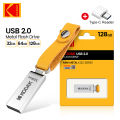 KODAK USB Flash Drives Mini Pen Drive 128GB 64GB 32GB Pendrive Waterproof USB Memory Stick Leather Landyard + type C adapter. 