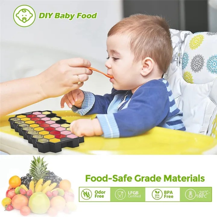 LKPCIGCXM%203%20Pack%20Silicone%20Small%20Ice-Cube%20Trays%20with%20Removable%20Lid,%20Easy-Release%20&%20Flexible%20Hexagonal%2037-Ice-Cube%20Molds%20-%20Image%204