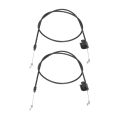 2pcs Engine Brake Zone Control Cable 176556 Replacement for Various Sears Craftsman Mowers Zone Control Cable. 