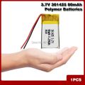 301425 3.7v 80mAh Li-ion Li-Po Cells Lithium Polymer Rechargeable Battery For Bluetooth GPS MP3 MP4 Recorder. 