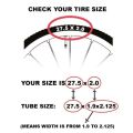 Thickened MTB Black Cat Tires 26 27.5 28/29 Puncture Resistant Mountain Bike Tyre 700X23/25C MTB Inner Tube French Valve. 