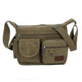 Men Canvas Bag Travel Hiking Cross Body Shoulder Bag Messenger Bag Crossbody Bag for Men. 