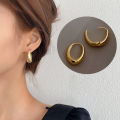 1Pair Classic Style Small Hoop Earrings Gold Color Simple Exquisite U-Shaped Earring For Girl Gift Beautiful Jewelry Accessories. 