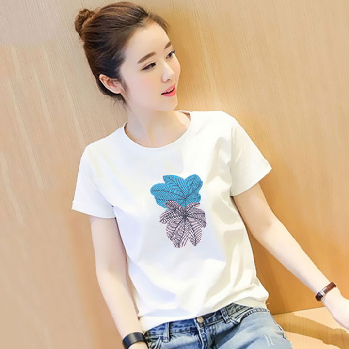 Summer%20Korean%20Style%20Letter%20White%20Short%20SleeveTShirt%20Female%20Student%20All-Matching%20Loose%20Half-Sleeved%20T-shirt%20Young%20Girls%20Girlfriends%20Top%20Clothes%20-%20Image%208