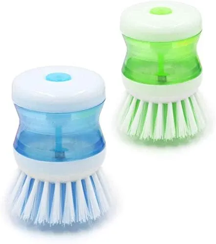 1Pcs Kitchen Wash Tool Pot Dish Brush Clean With Washing Soap Tool Dispenser Random Liquid Up Washing