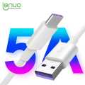 Lenuo 5A Super Fast Charging Line USB Type C Data Cable （White 1M / 1.5M / 2M）. 