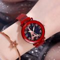 Star Watch Women Watch Fashion Star Paris Tower Magnet Belt Quartz Watches. 