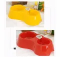 Small Double Bowls Cute Multi-Purpose Candy Colour Puppy Rabbit Cat Food Bowl Pets Food Bowls Food Dish Pet Feeders Auto Water Feeder Cat Bowl Feeder Travel Bowl Food Plate Pet Plate Water Dispenser Pet Food Bowl Cat Dish Pet Dish Food Grade Plastic Cats. 