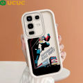 UCUC for Infinix Note 50 4G Note 50 Pro 4G Back Cover Transformers Soft Silicone Square Ladder Phone Case. 