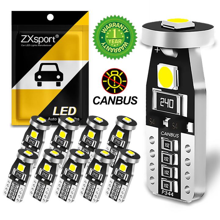 Canbus W5W T10 Led Lights Car License Plates Indicator Interor simple Accessories For BMW E46 E90 F10 Volkswagen Golf 7 Passat B6 12V