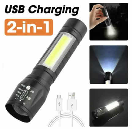 XPE%20COB%20LED%20Flashlight%20Adjustable%20Focus%20Camping%20Torch%20Pen%20Clip%20Light%20Rechargeable%20Mini%20COB%20LED%20Flashlight%20Torch%20With%20Adjustable%20Focus%20Plastic%20&%20Met%20-%20Image%202