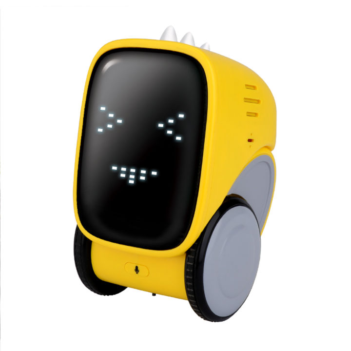 Intelligent Smart Talking Robot with Facial Expression Voice Recording Touch Sensor Gesture Control Mini Robotics Rechar-geable Toys Dancing Walking Singing for Boys Girls Christmas Educational Gift