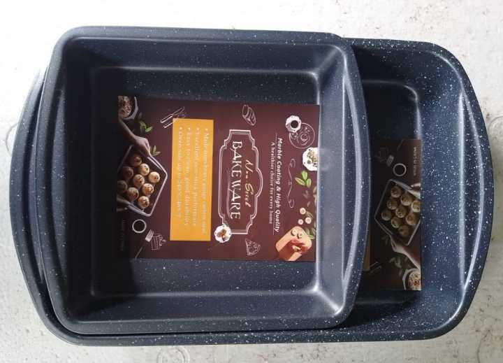 Fg86 Non-stick Square Baking Tray With Hand 26cm | Daraz.lk
