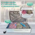 [HOT] Vacuum Bags Clothes Storage Bag With Valve Transparent Border Folding Compressed Organizer Travel Space Saving Seal Packet. 