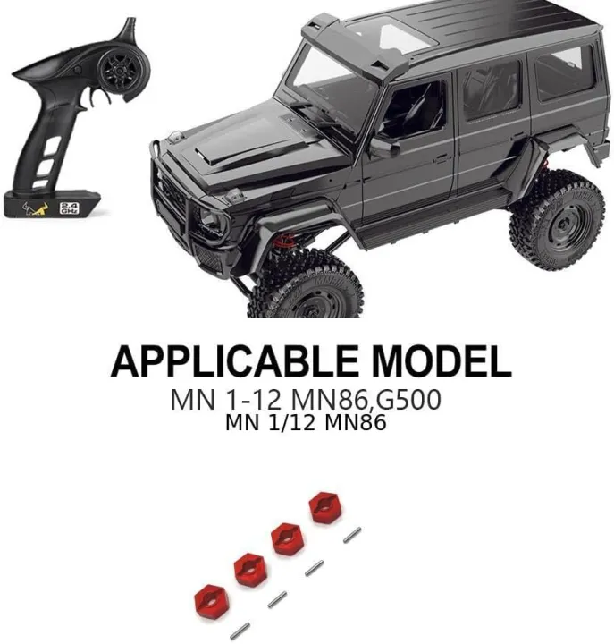 [Only Parts] RC Automotive Metal Thick Coupling Accessories for 1-18 WL Weili Upgrade Parts Red