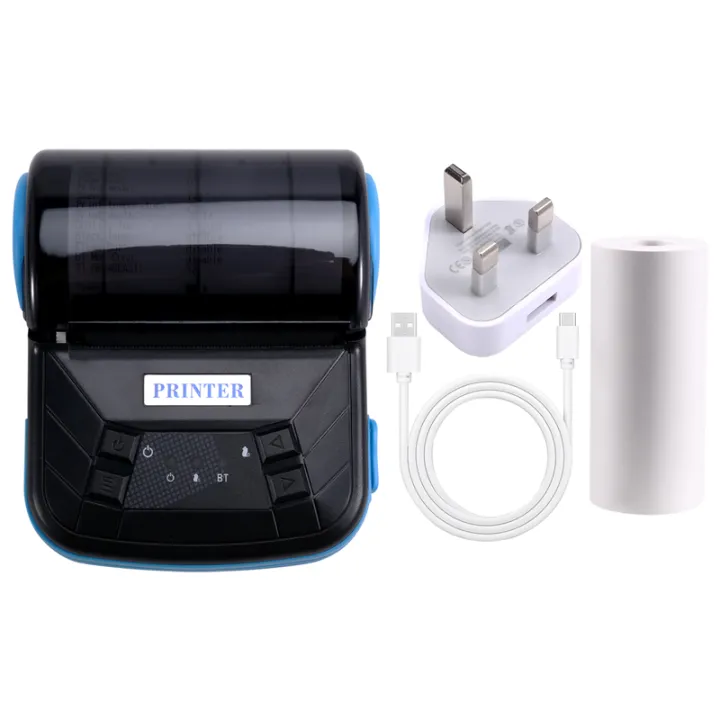 Heatless Mini Printer 80mm Mini Thermal Printer Exquisite Design Portable Inkless Printer for ...