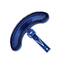 Vacuum Brush Brush Cleaner Flexible Swimming Pool Cleaning Tool Curved Brush. 