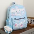 Sweet Nylon Kuromi Backpack Cinnamoroll Pompompurin Children School Bag Kt Cat Cartoon Knapsack Kids Pack. 